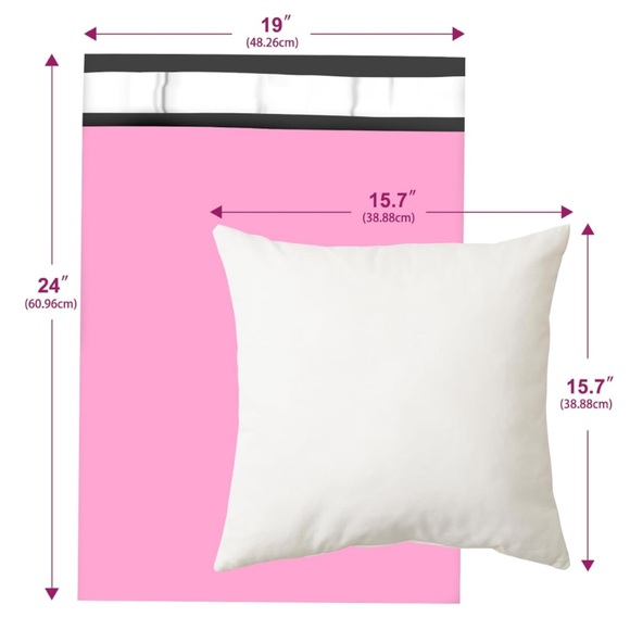 Pink Poly Mailers 19x24 - Picture 4 of 4